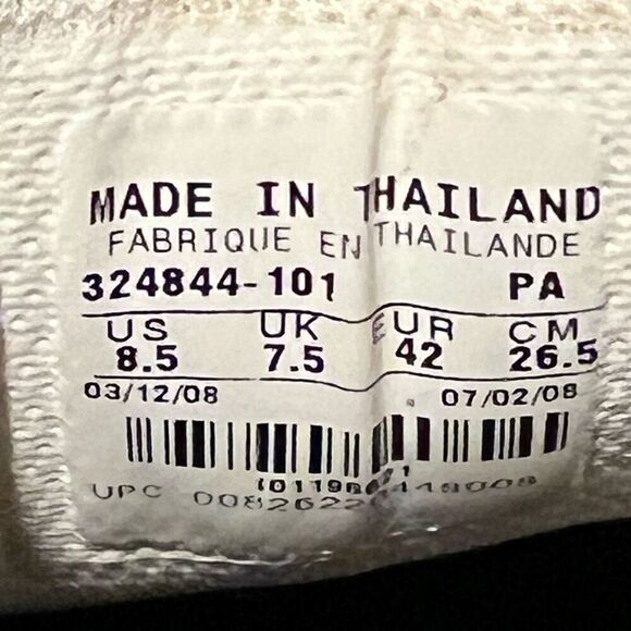 Mens NIKE Reax Run 3 Silver Athletic Shoes / Size 8.5 - Picture 8 of 9